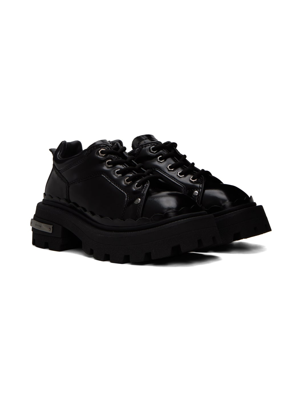 EYTYS Black Detroit Oxfords | REVERSIBLE