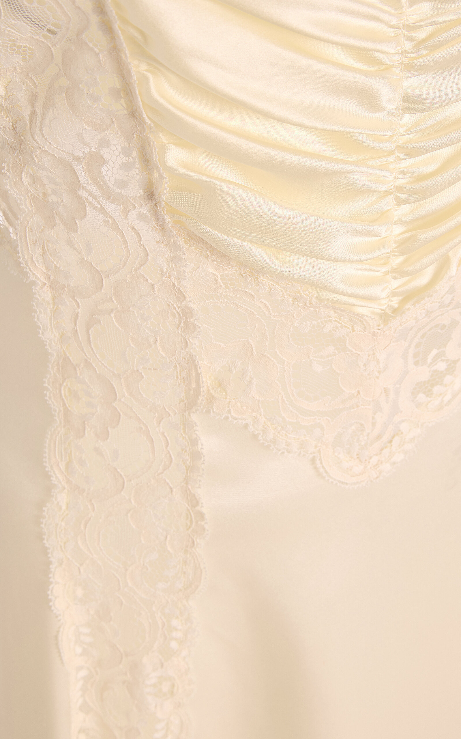 Exclusive Lace-Detailed Silk-Satin Maxi Slip Dress neutral - 5