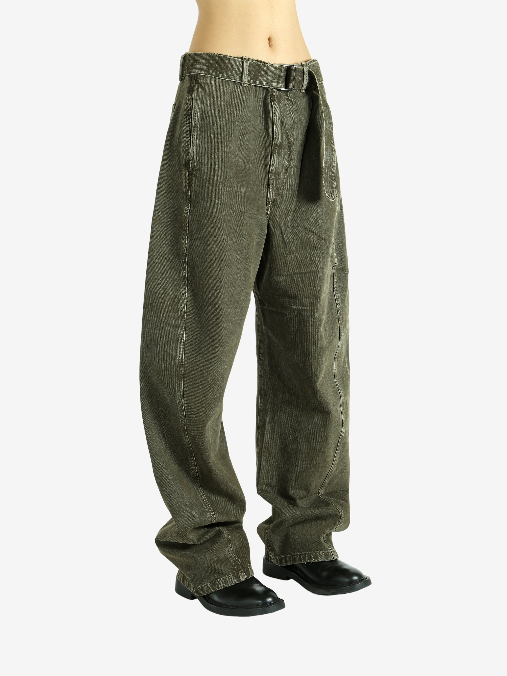 LEMAIRE - Women Twisted Belted Pants - 2