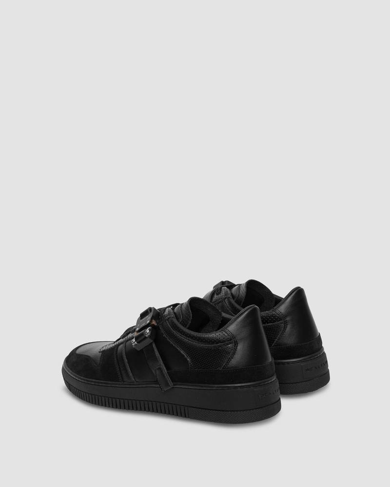 LEATHER BUCKLE LOW TRAINER 4