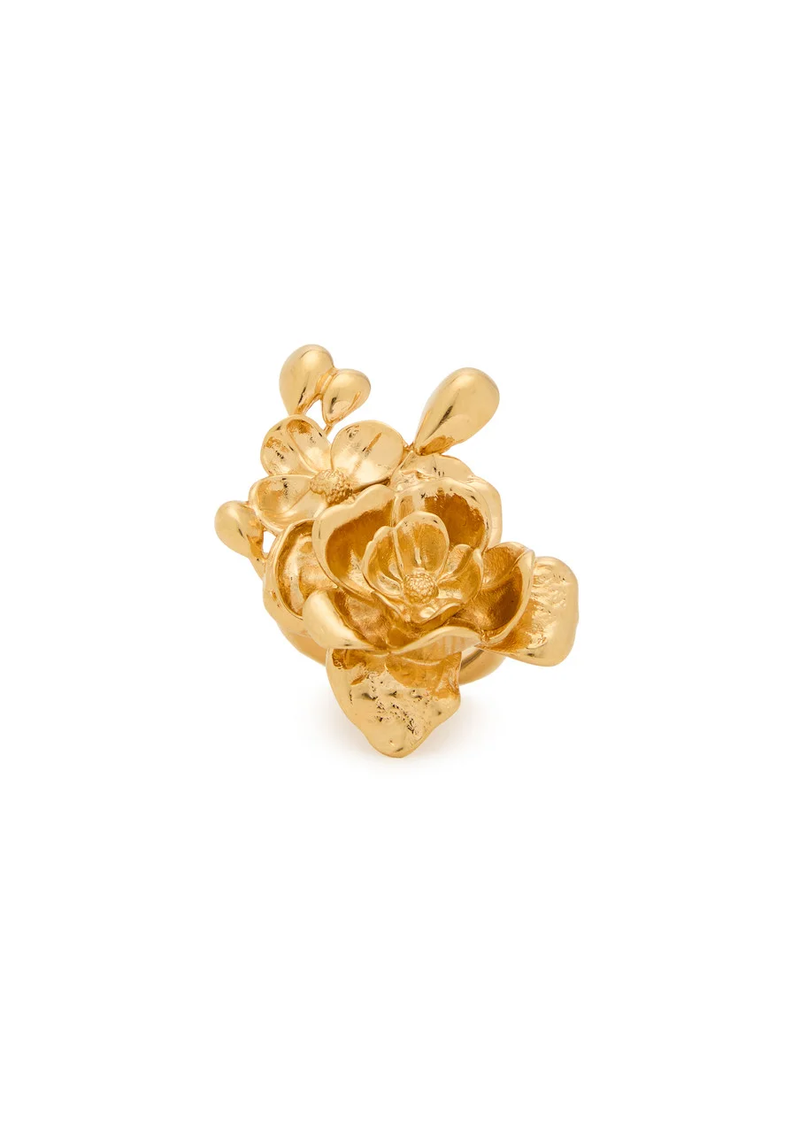 Chloe Floral Sculpted Ring - 1