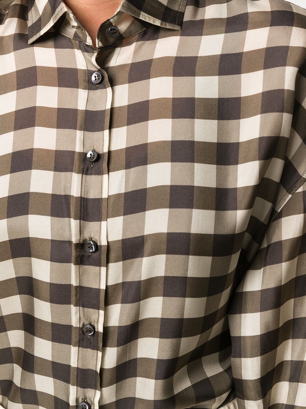 gingham check shirt - 5