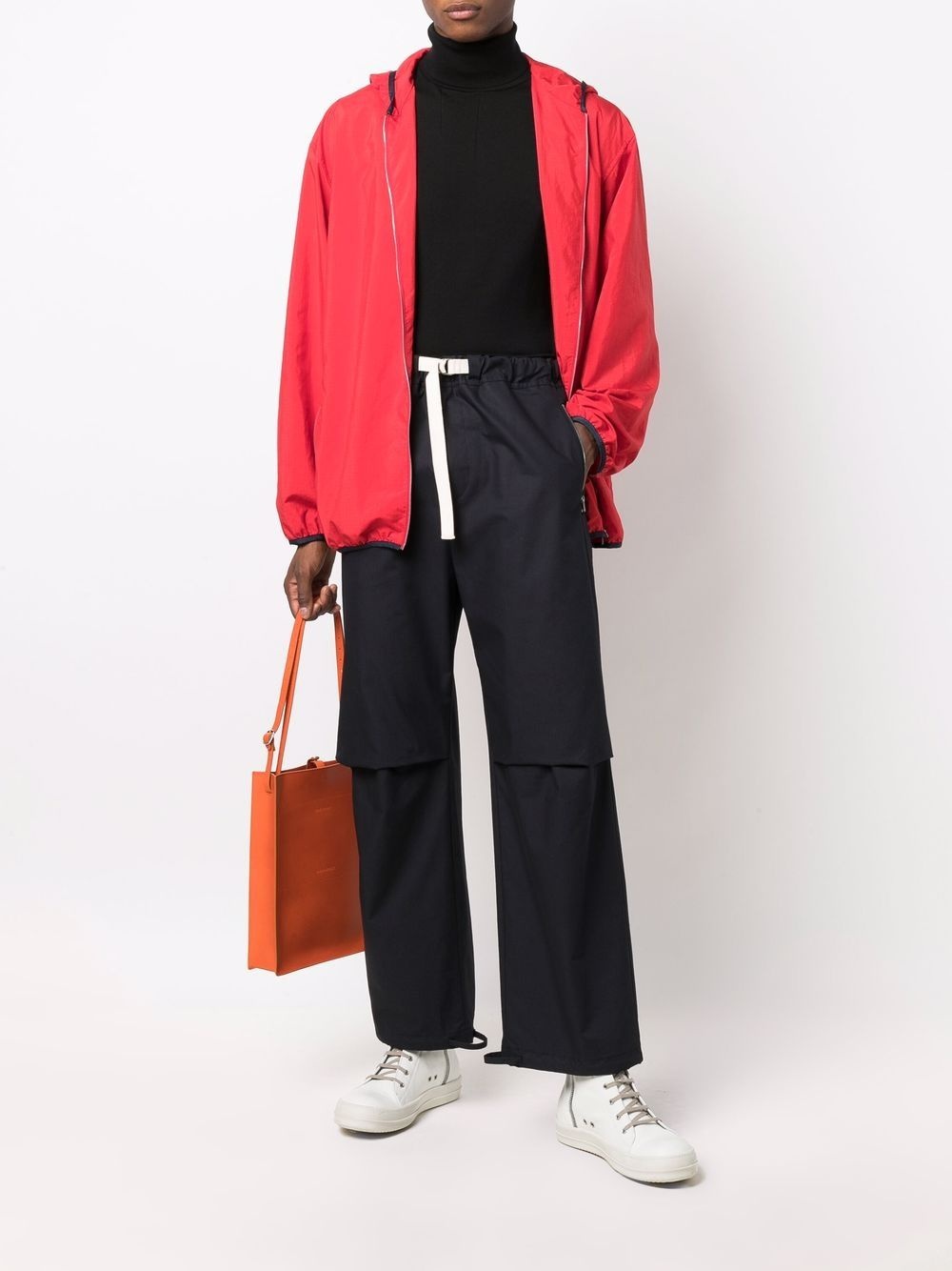 relaxed straight-leg trousers - 2