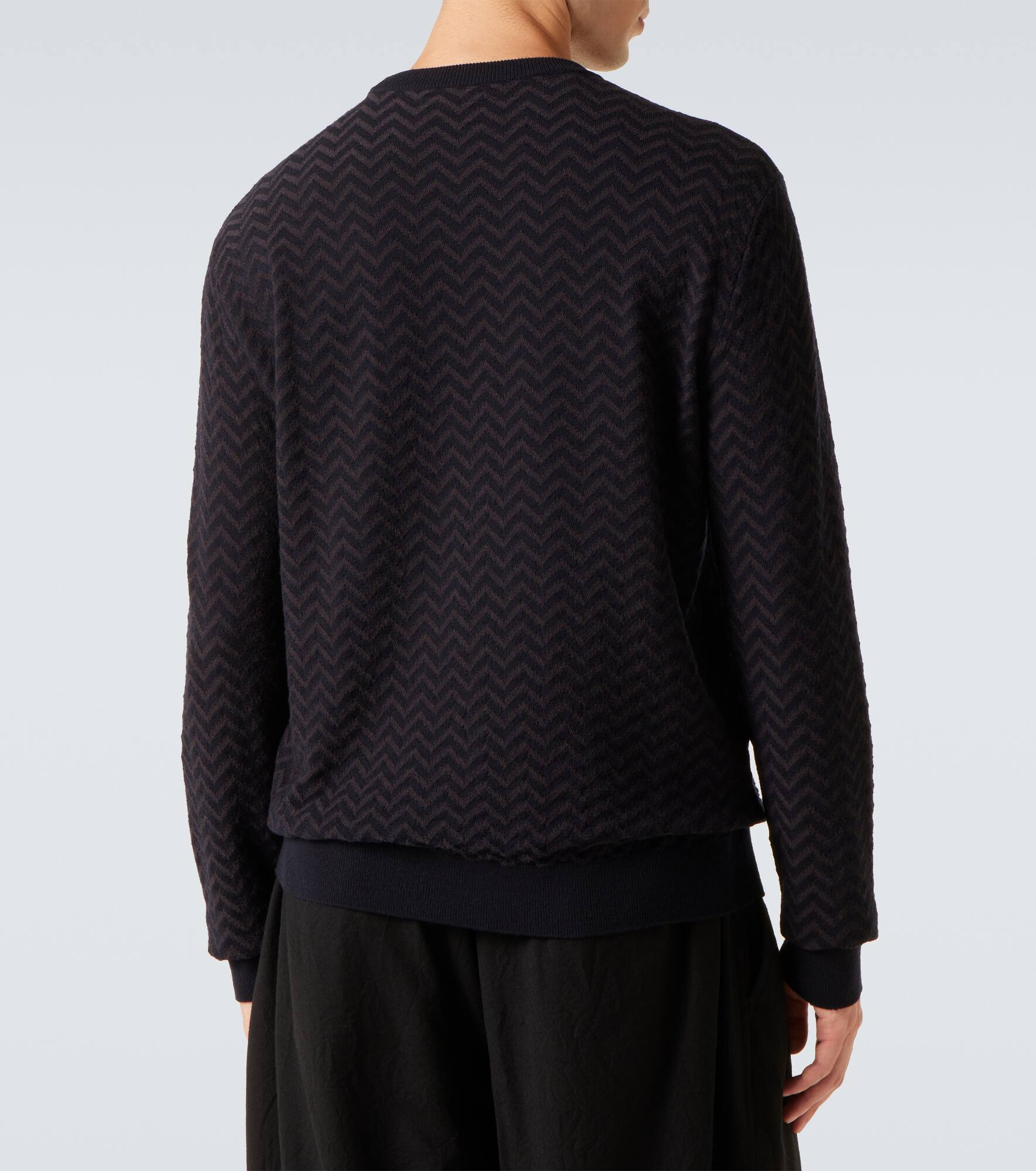 Striped wool-blend sweater - 4