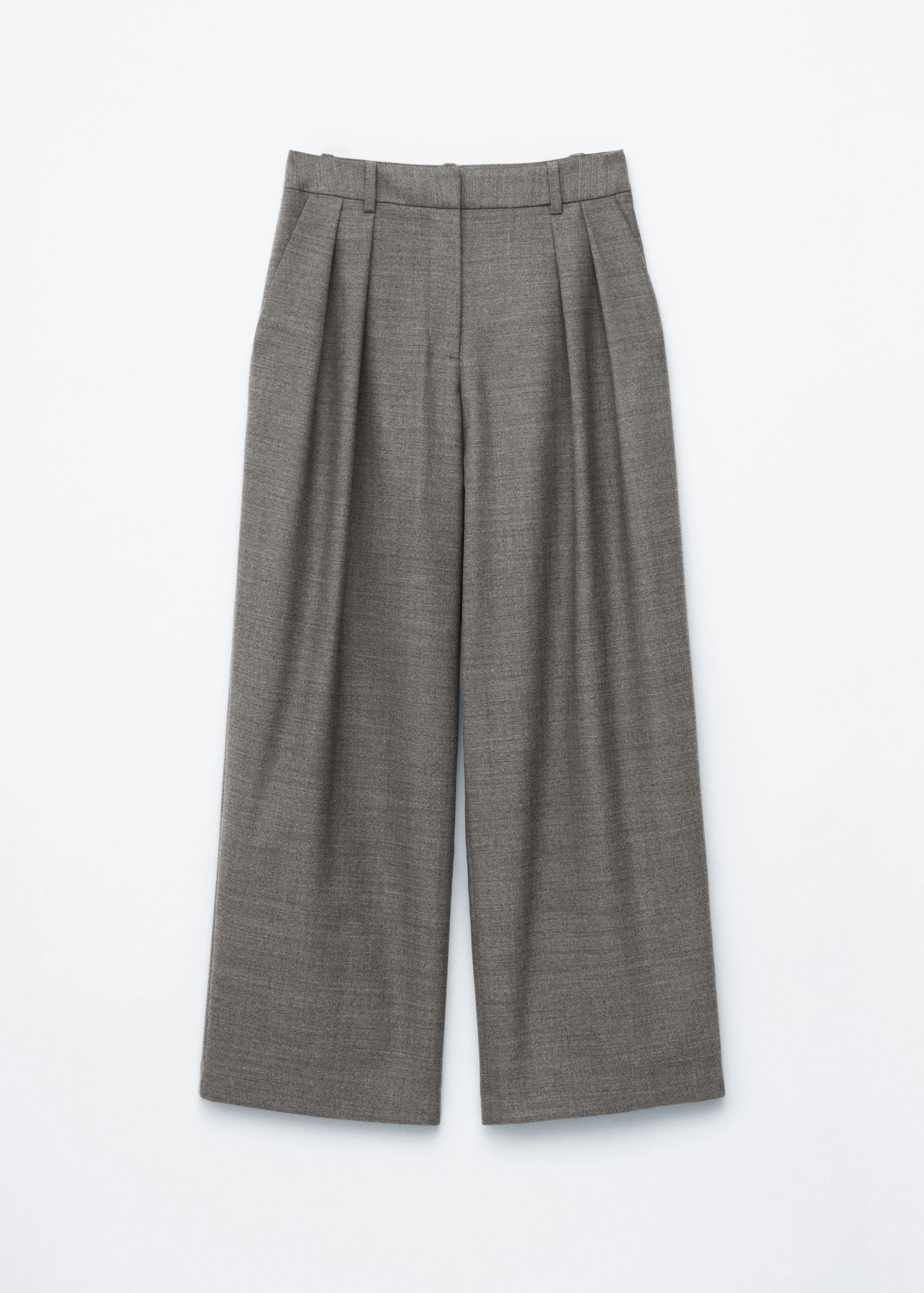 Wool-Blend Tailored Trousers - 1