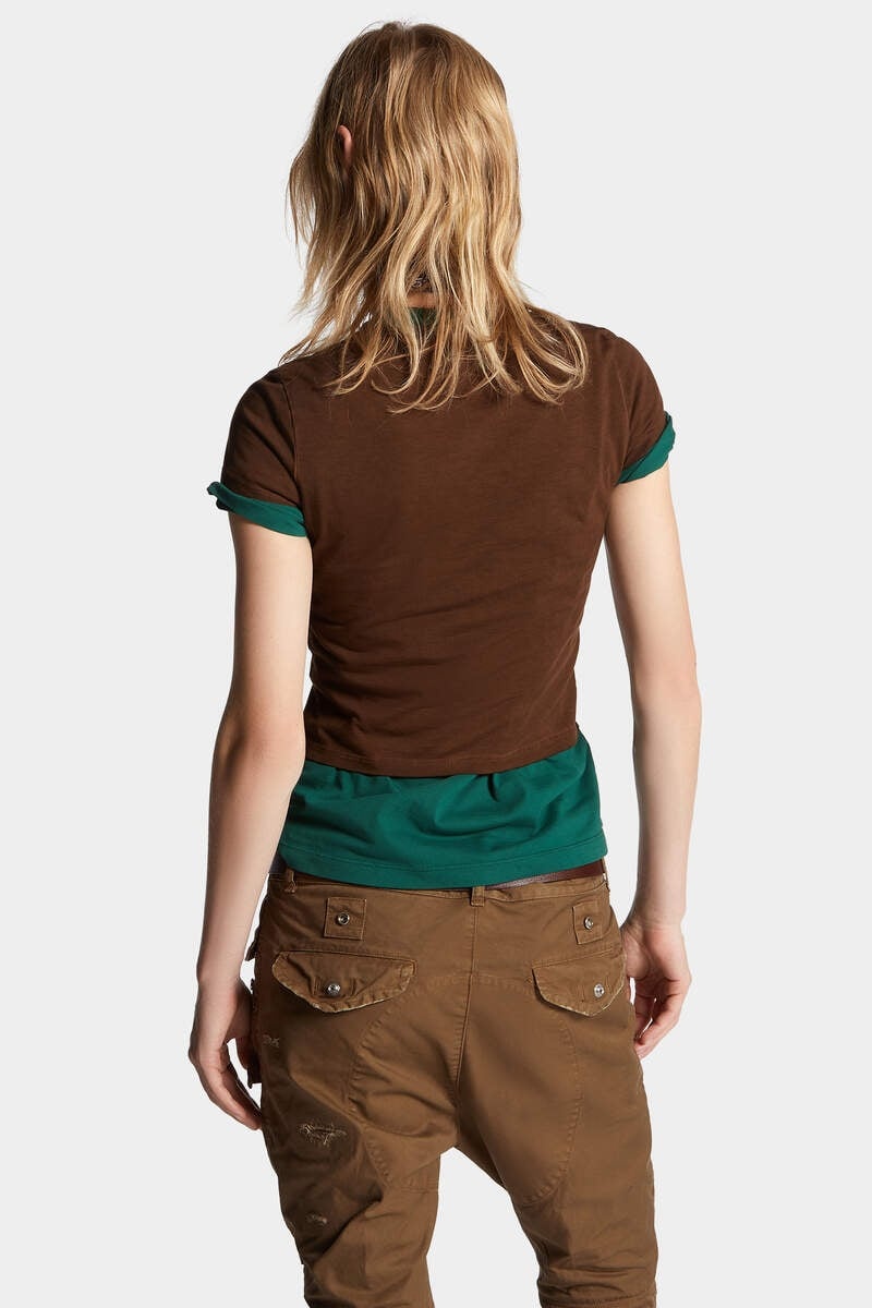 BEST FADE DYED MINI FIT PINE T-SHIRT - 4