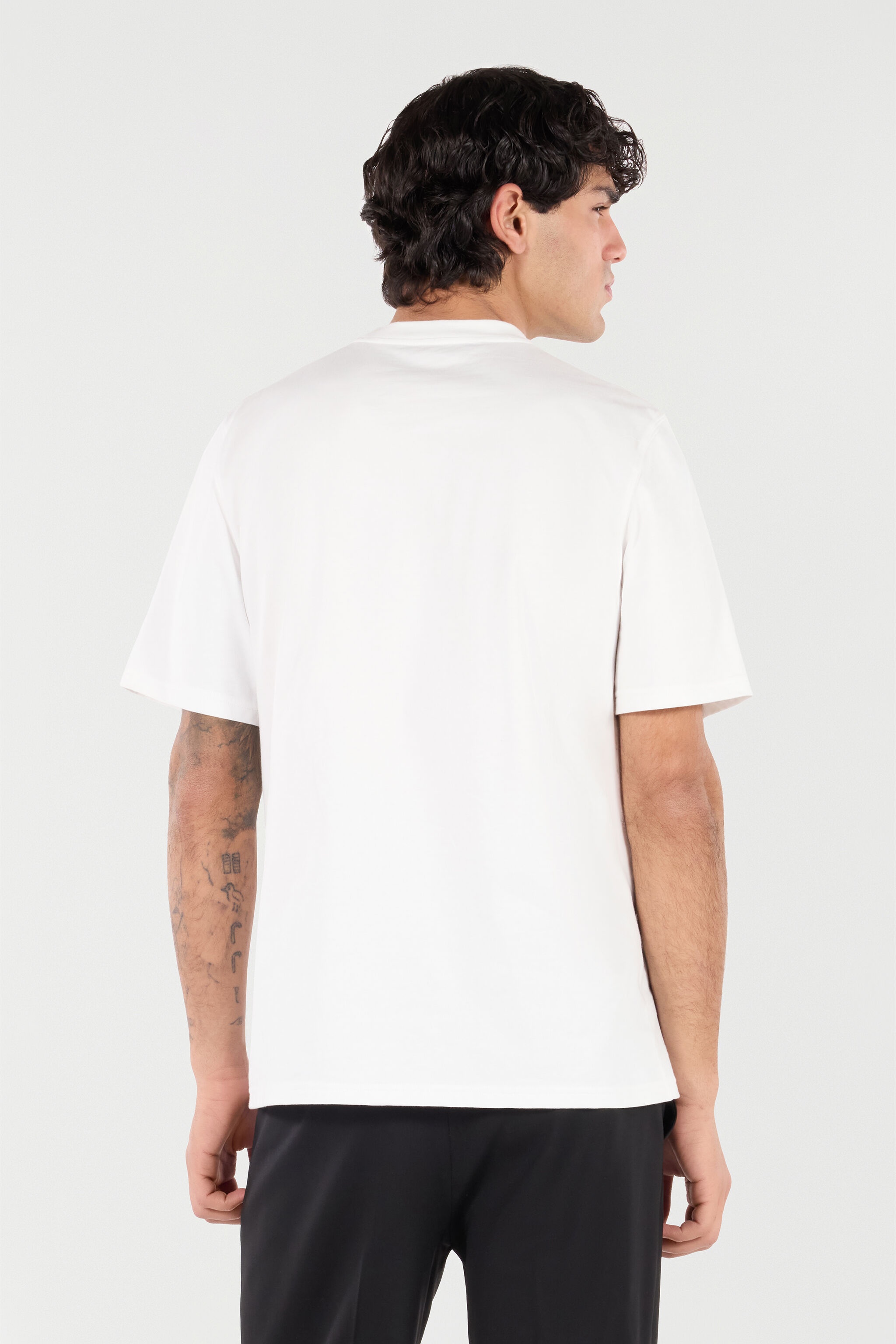Cotton T-Shirt with Monogram - 4