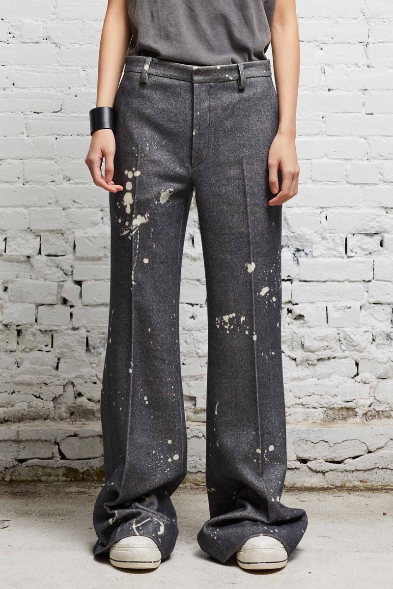 R13 RELAXED TROUSER - GREY PAINT SPLATTER outlook