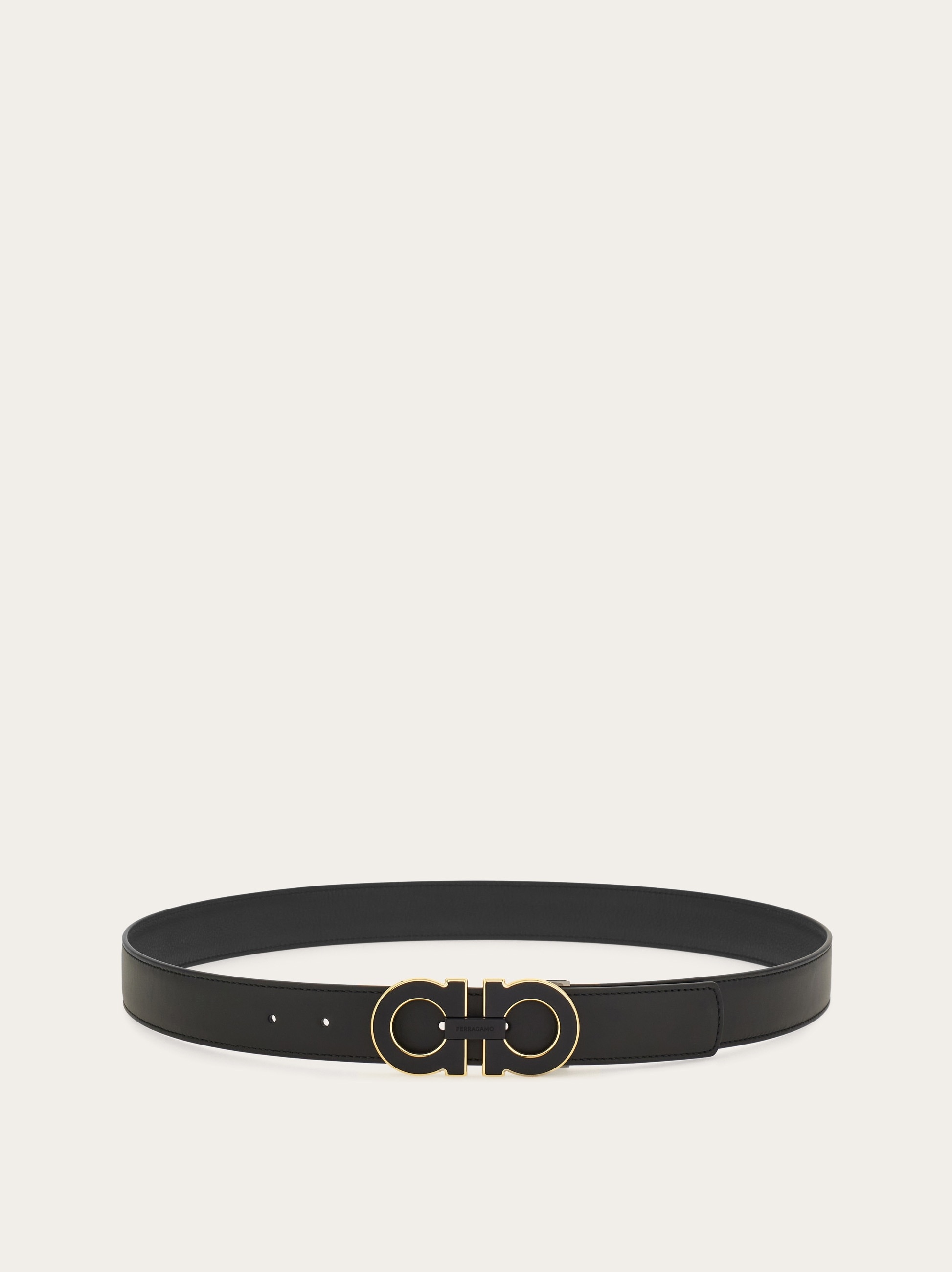Reversible and adjustable Gancini belt - 3