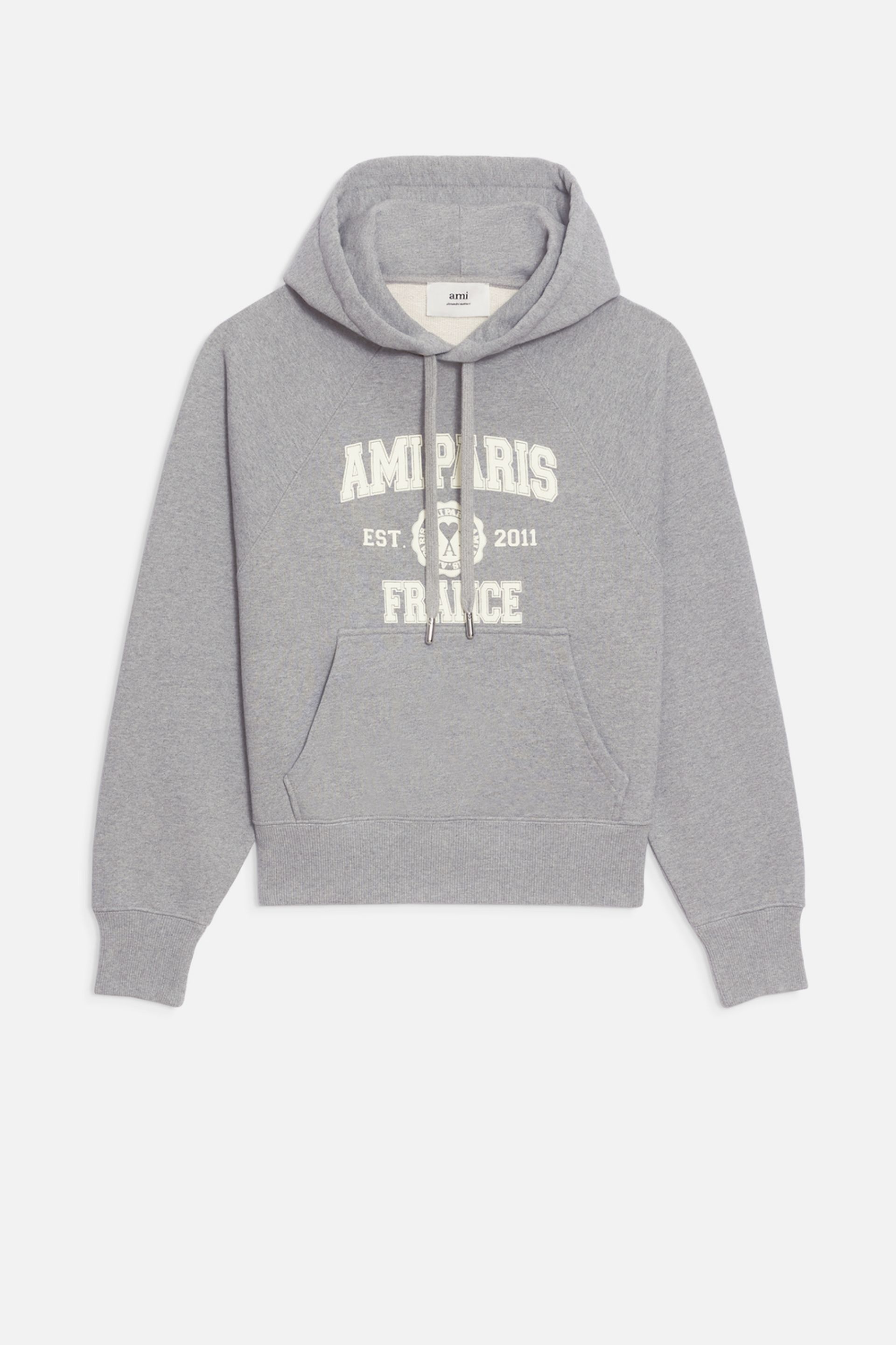 logo-print hoodie - 1