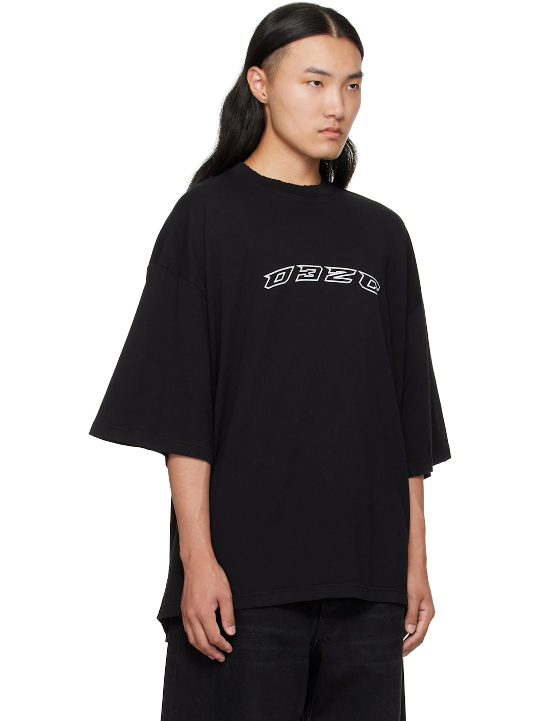 Black "Hansel And Gretel" Oversized T-shirt - 2