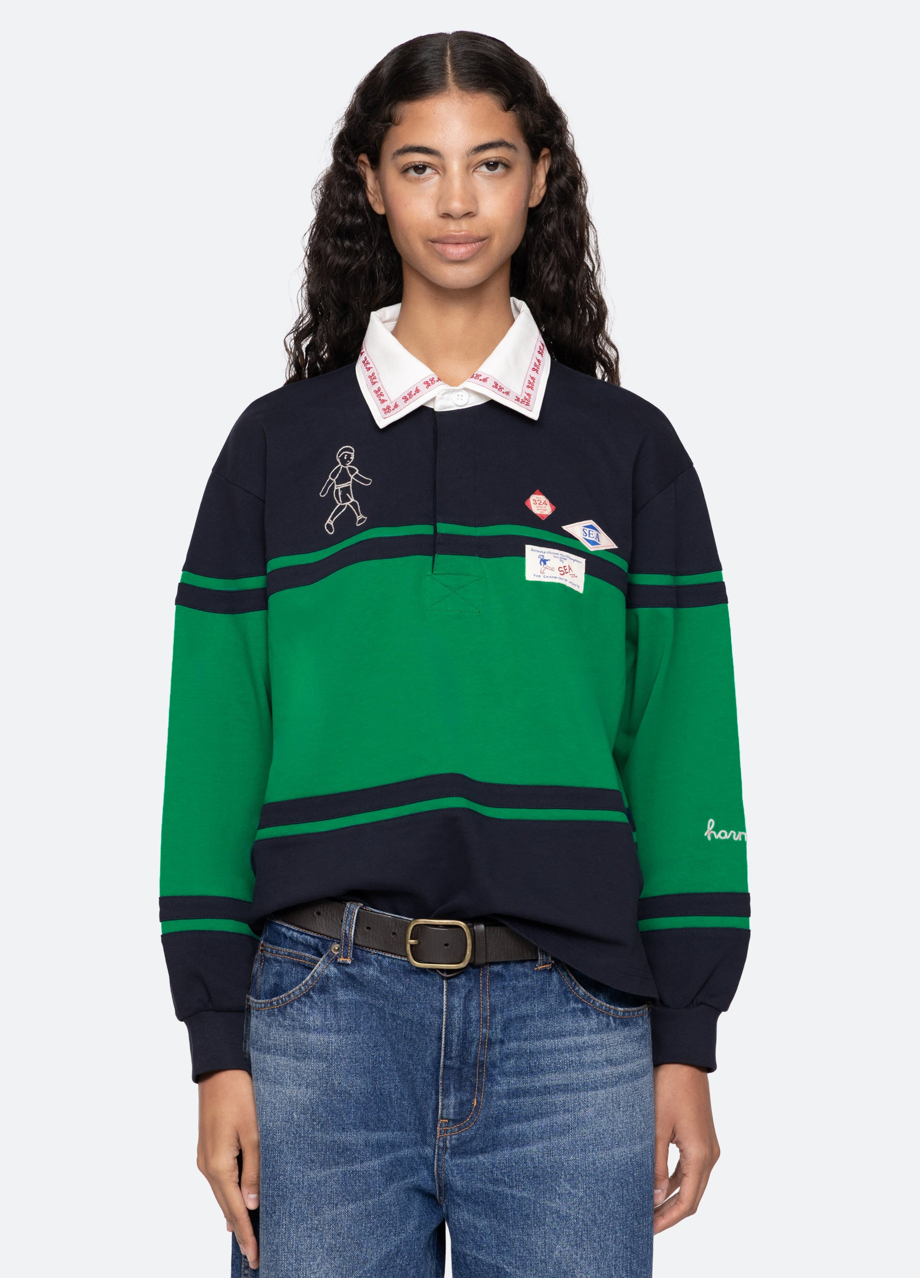 Carolyn L/S Rugby Shirt - 6