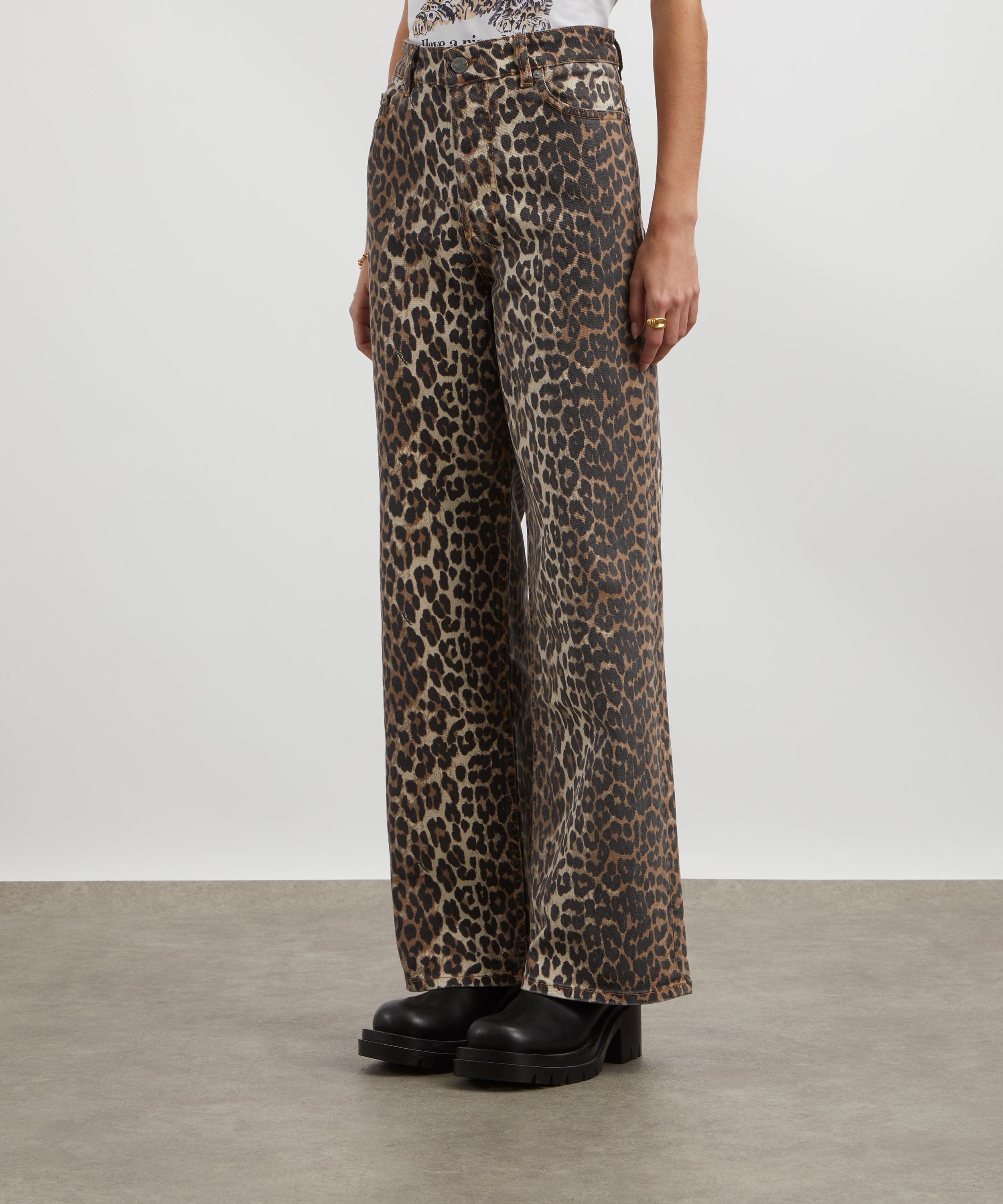 Leopard Printed Izey Jeans - 3