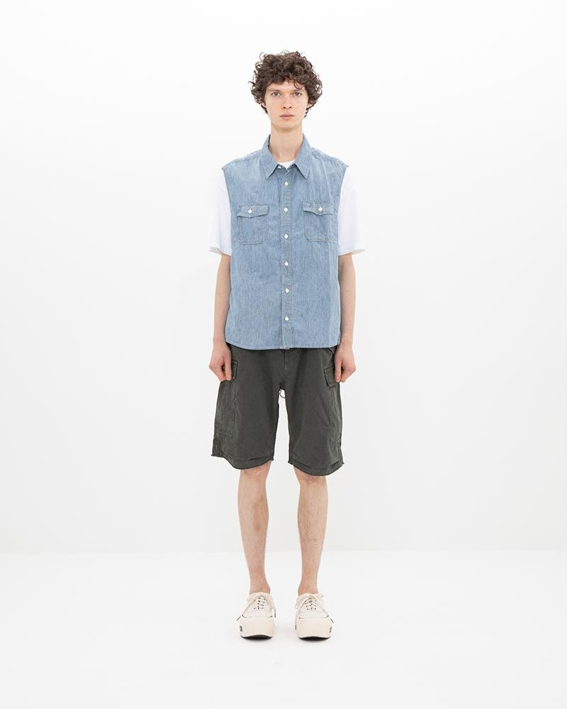 visvim CUT OFF SHIRT CHAMBRAY INDIGO outlook