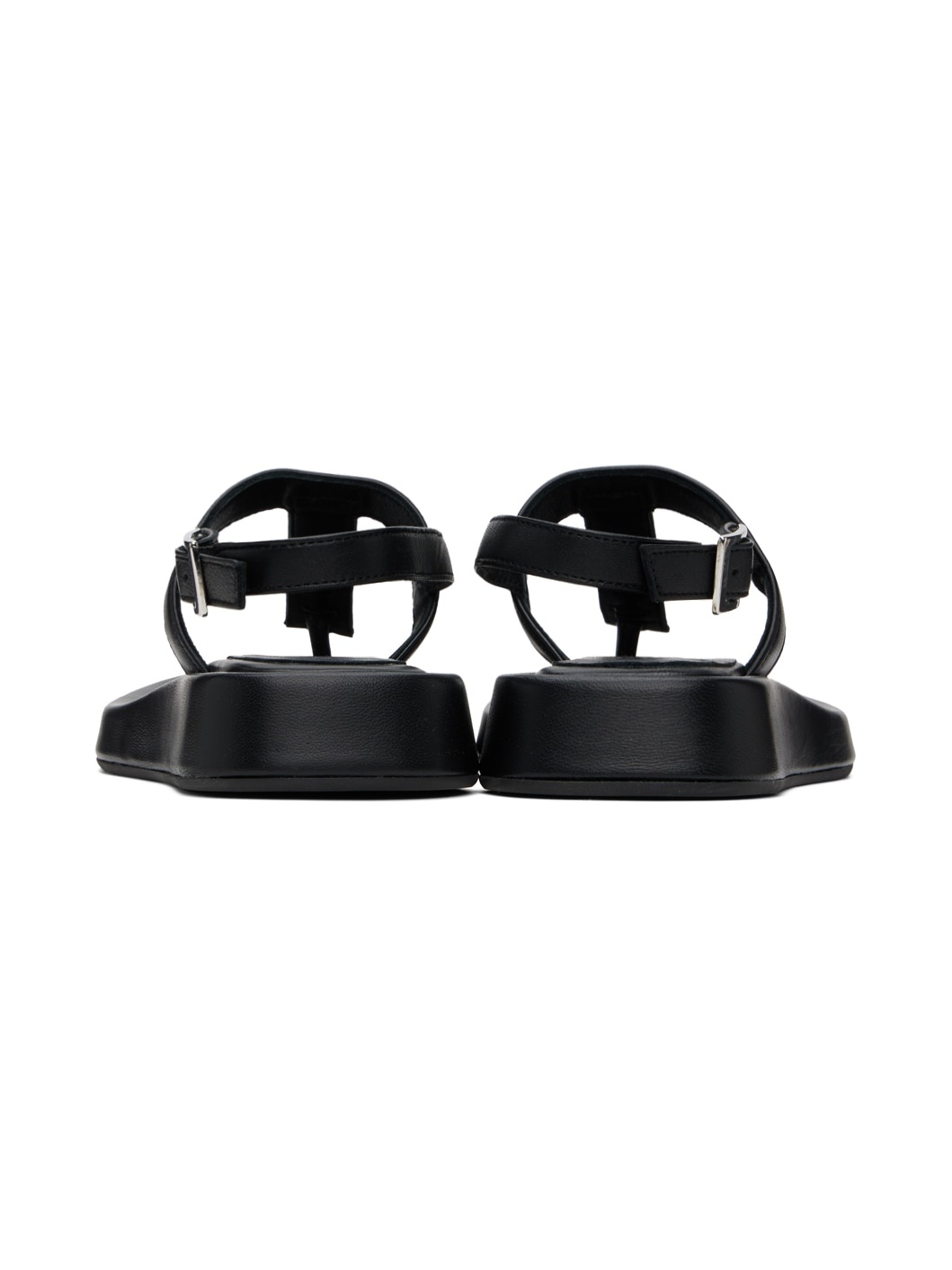 Black Lizette Sandals - 2
