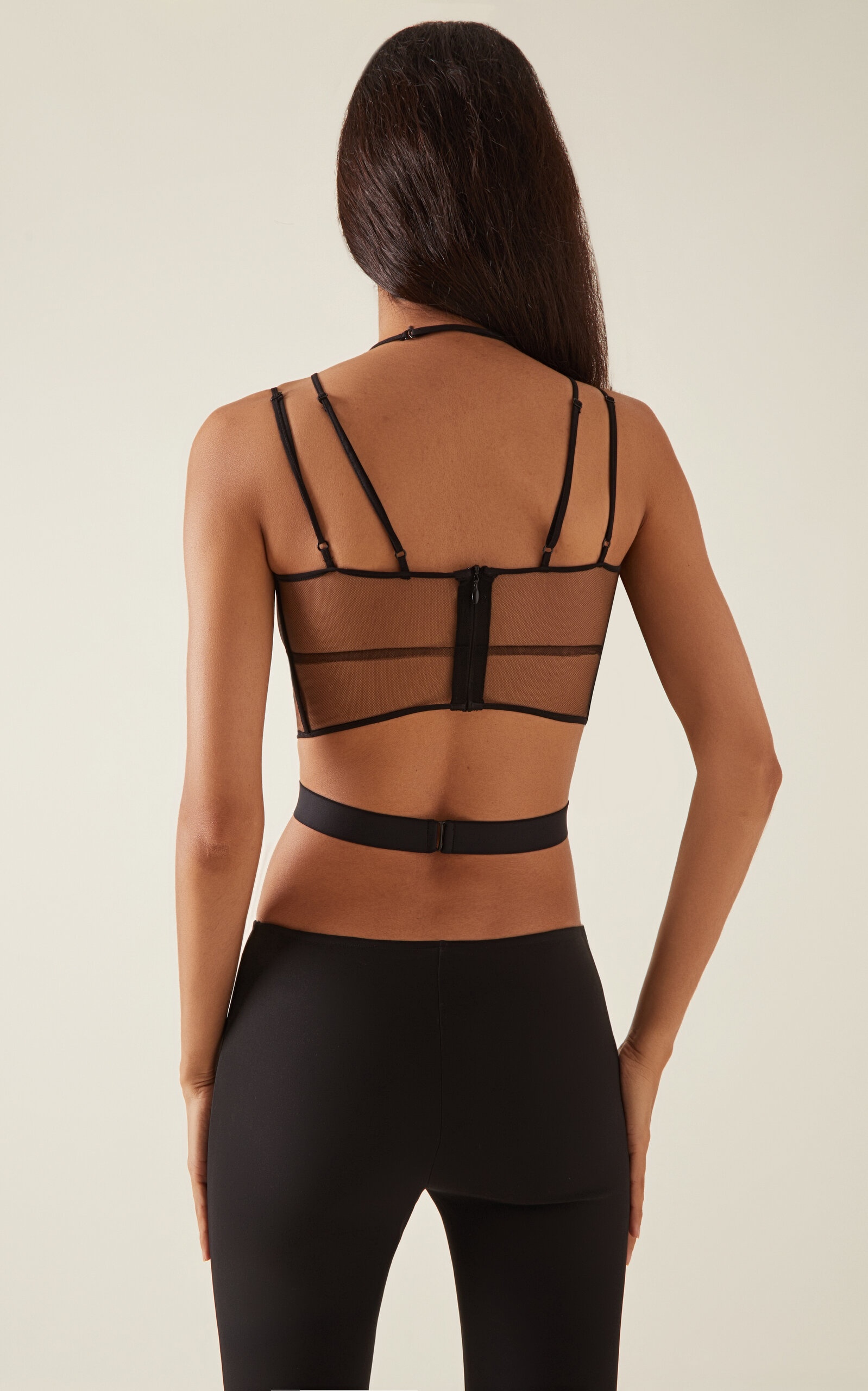Sheer Corset Top neutral - 4