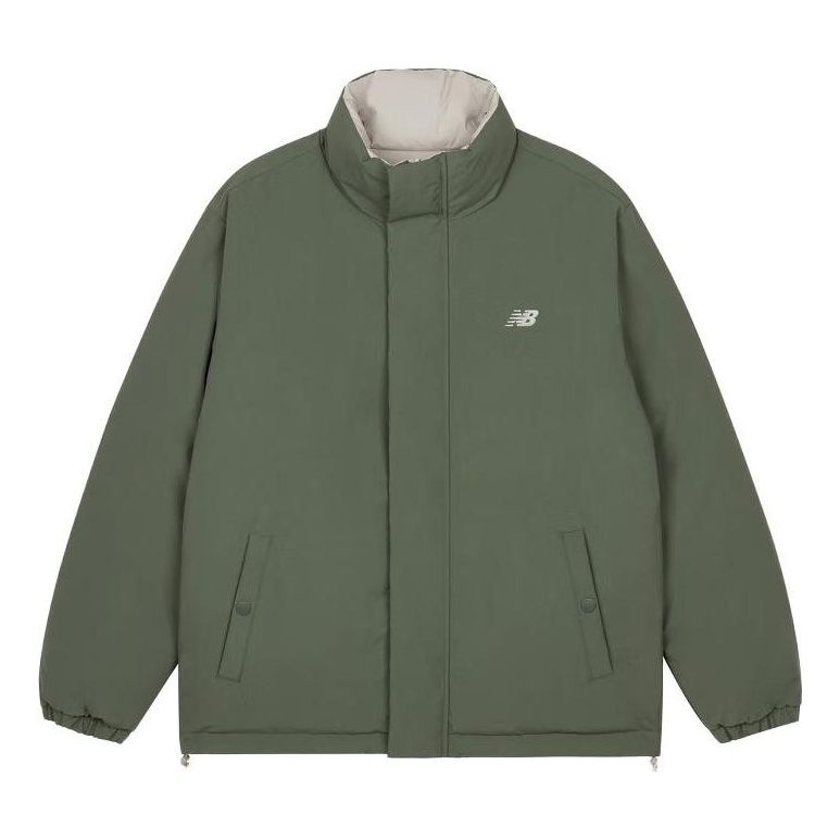 New Balance Waterproof Warm Jacket 'Green Grey' AMJ34333-DON - 1