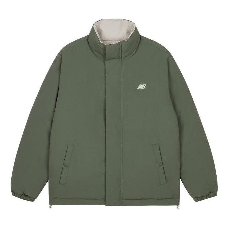 New Balance Waterproof Warm Jacket 'Green Grey' AMJ34333-DON - 1