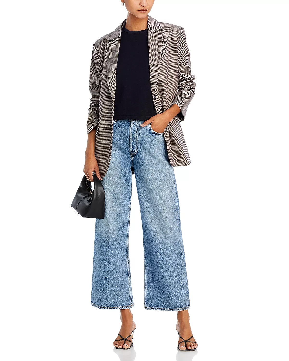Ren High Rise Wide Leg Jeans in Disclosure - 2