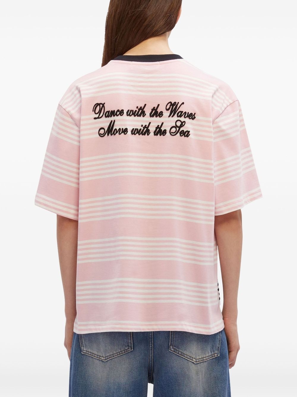 panelled T-shirt - 4