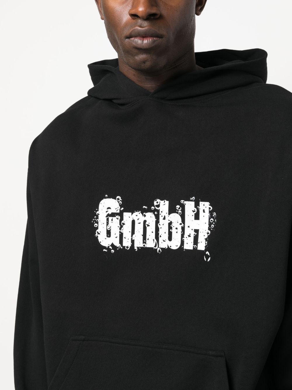 LOGO-PRINT ORGANIC-COTTON HOODIE - 2