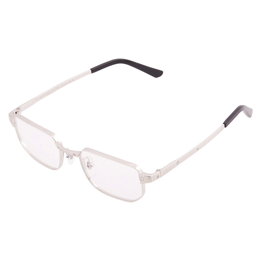 Cartier Santos de Cartier Demo Rectangular Men's Eyeglasses CT0481O 002 53 - 3