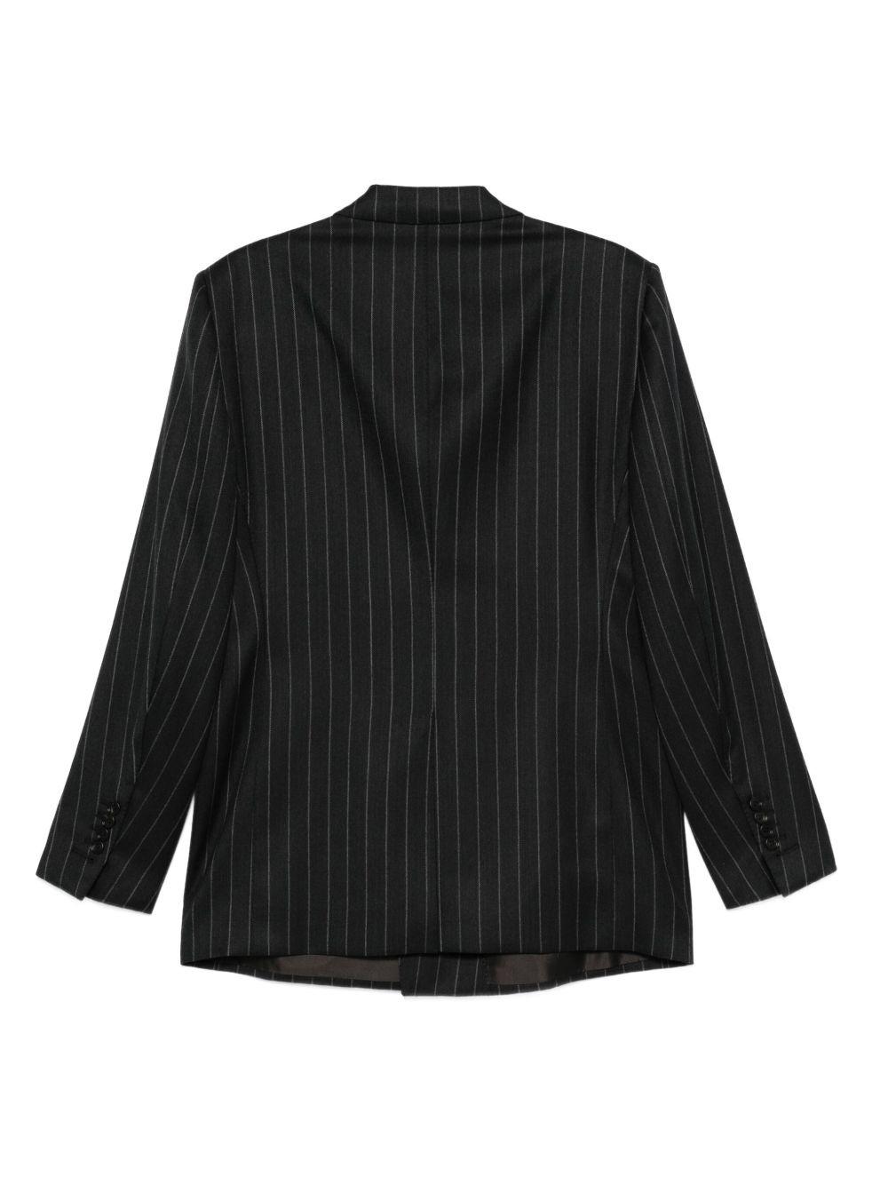 pinstripe double-breasted suit - 2