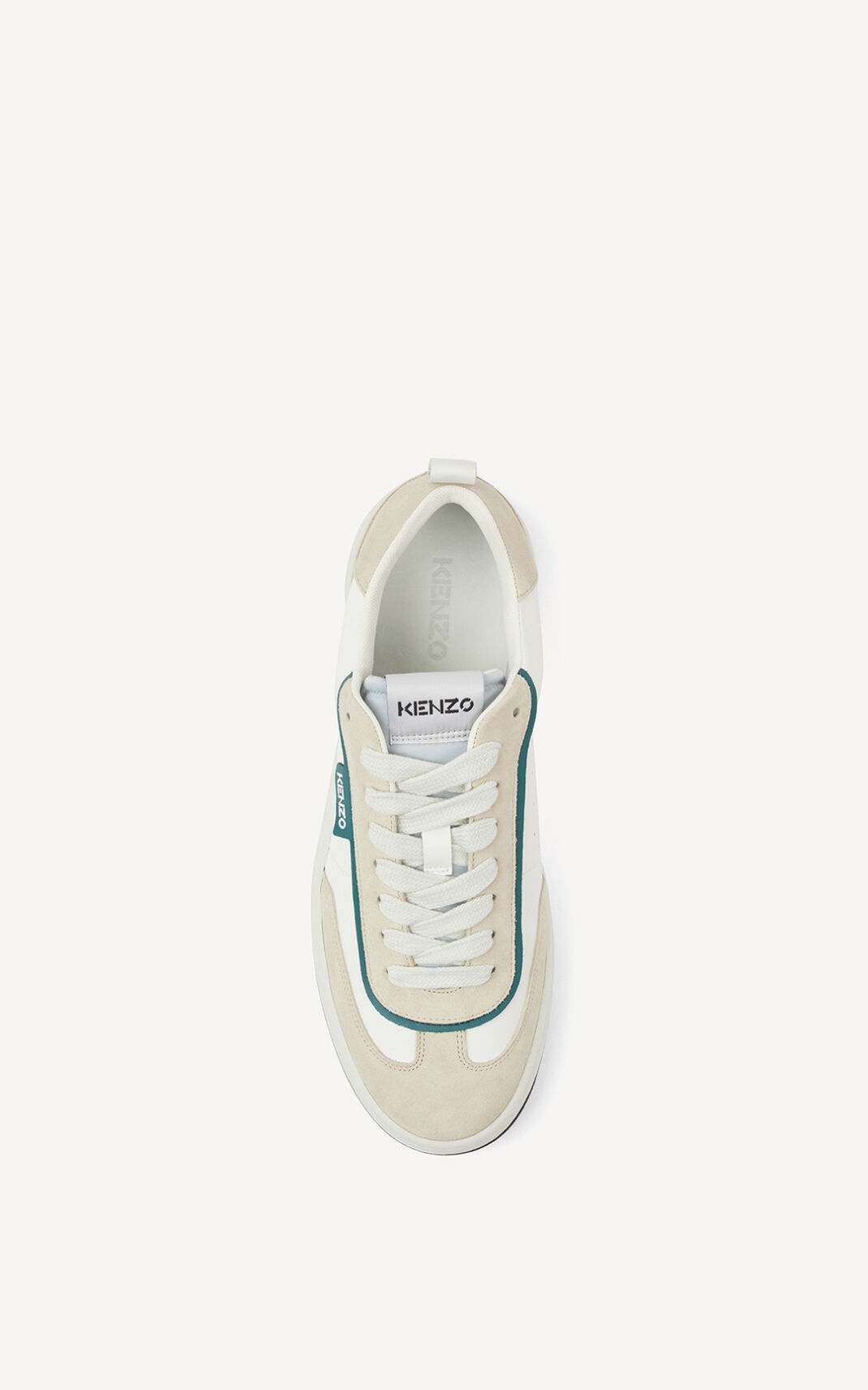 KENZO Kourt 80 leather trainers - 4