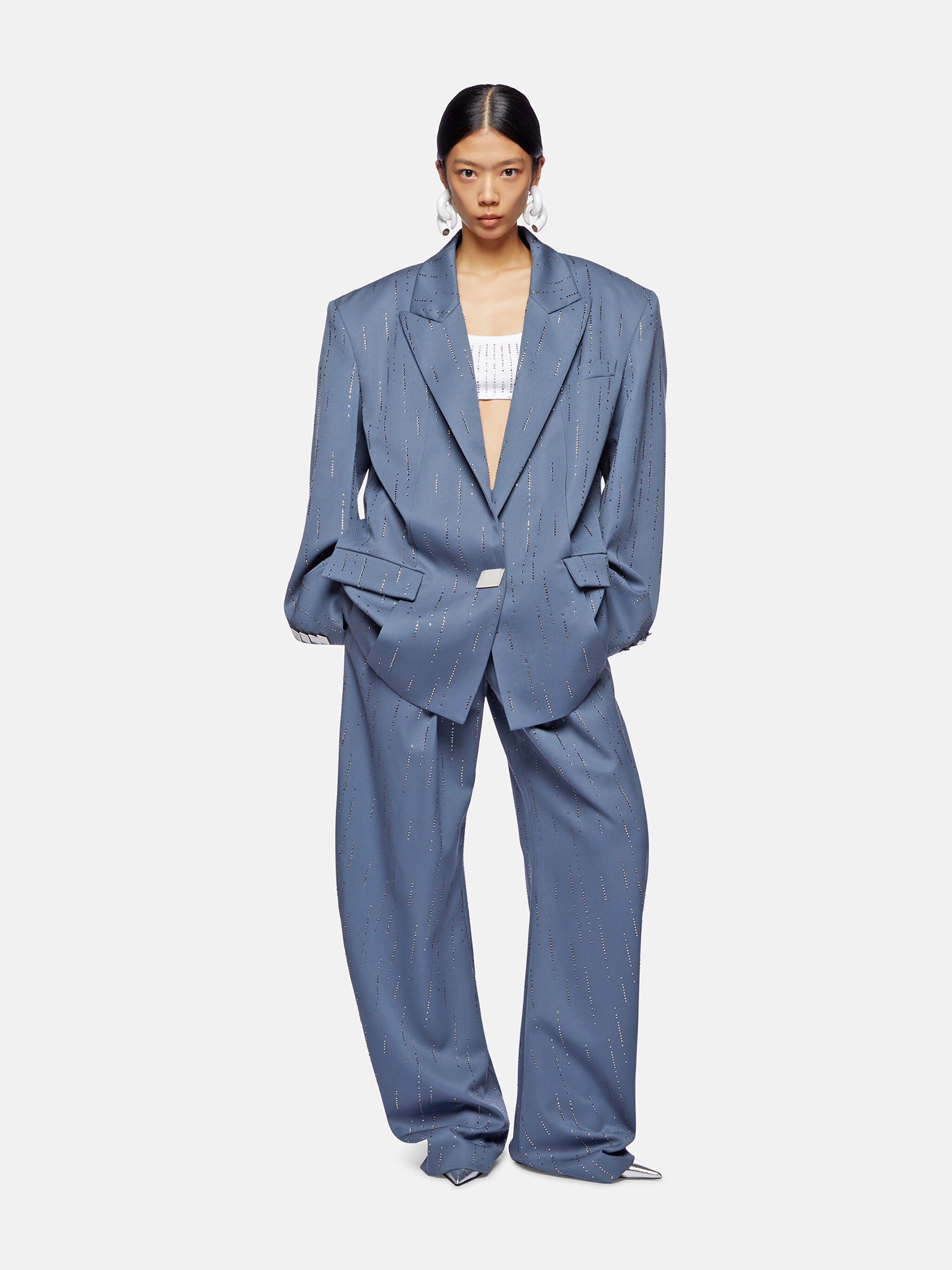 DUSTY GREY BLAZER - 2