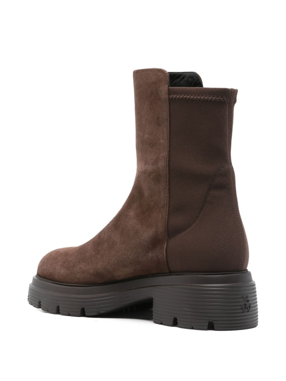 suede platform boots - 3