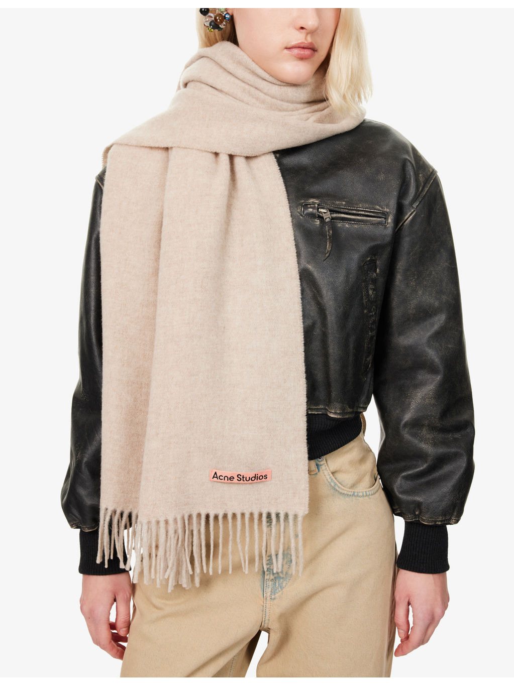 Canada New fringed wool scarf - 3