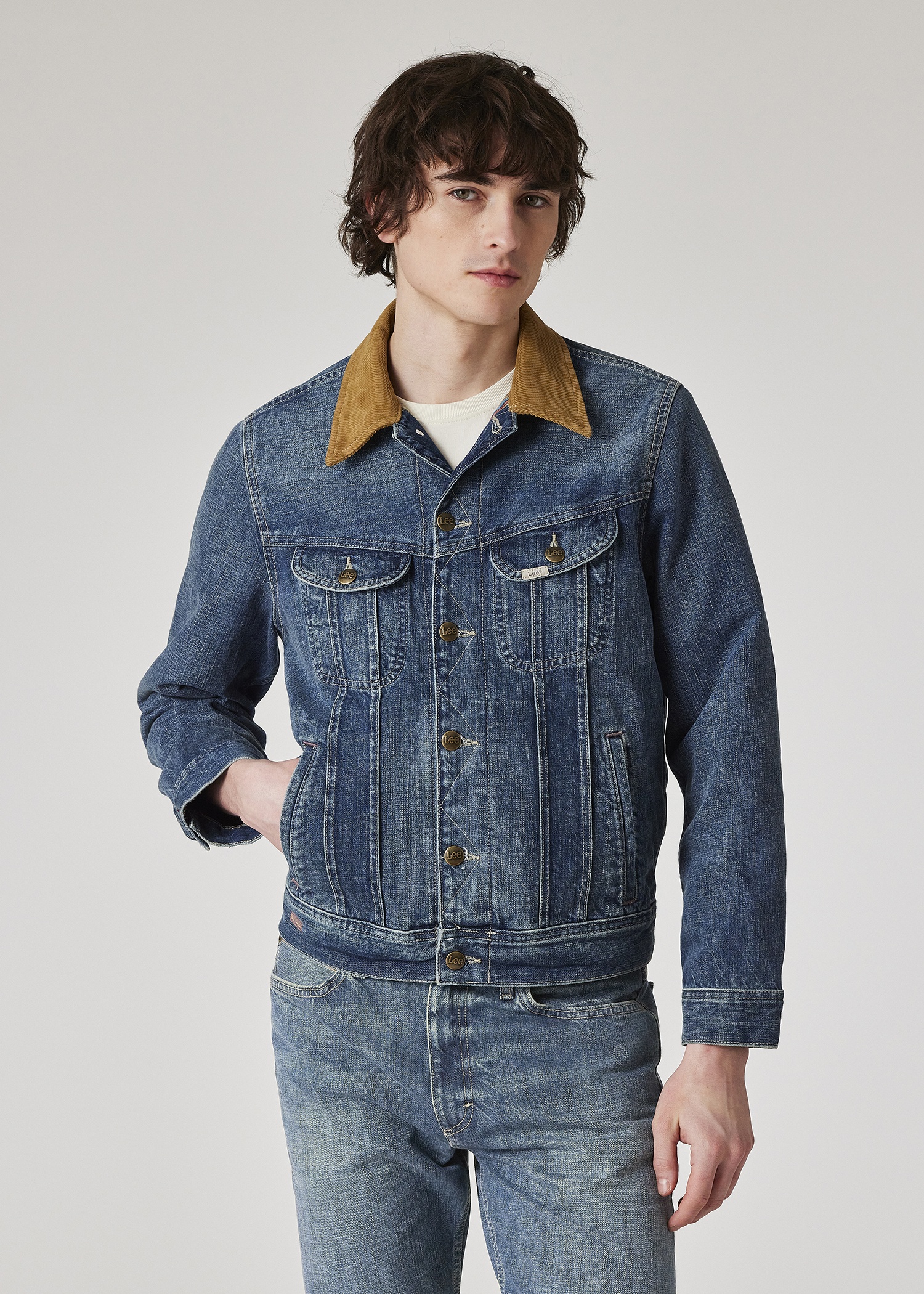 Paul Smith + Lee® Mid Antique-Wash Selvedge Storm Rider Jacket - 5