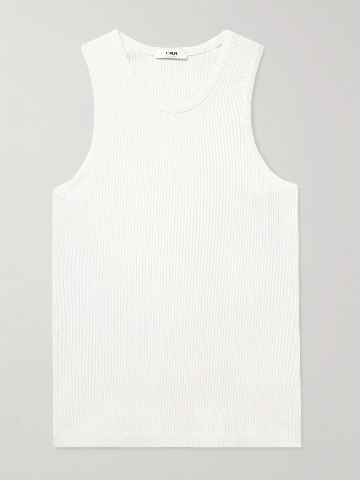 Viggo Ribbed Stretch Organic Cotton and TENCEL™ Lyocell-Blend Tank Top - 1