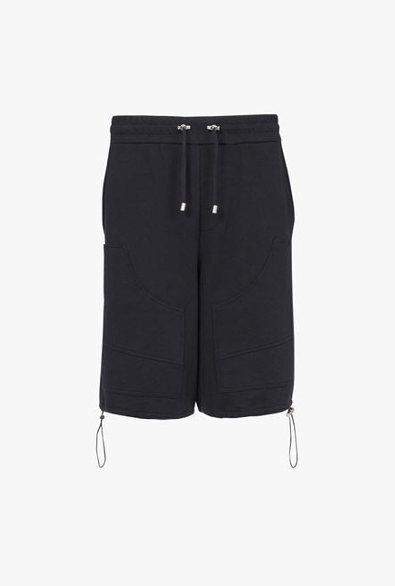Black cotton shorts 1