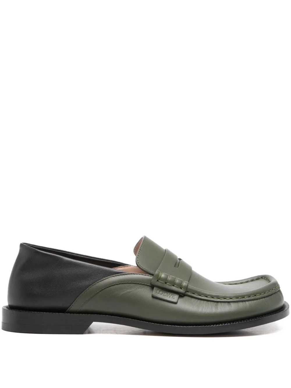 Loewe Men Campo Leather Loafers - 1