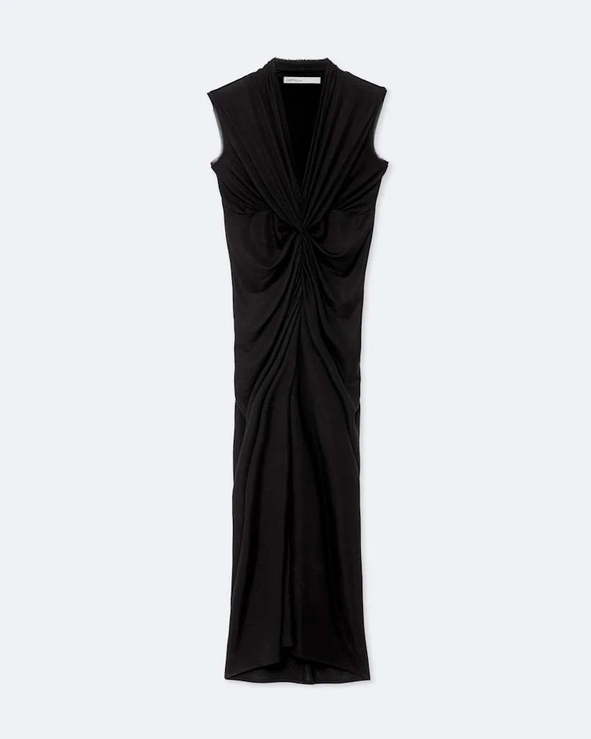 DARIYA DRAPED JERSEY MAXI DRESS - 1
