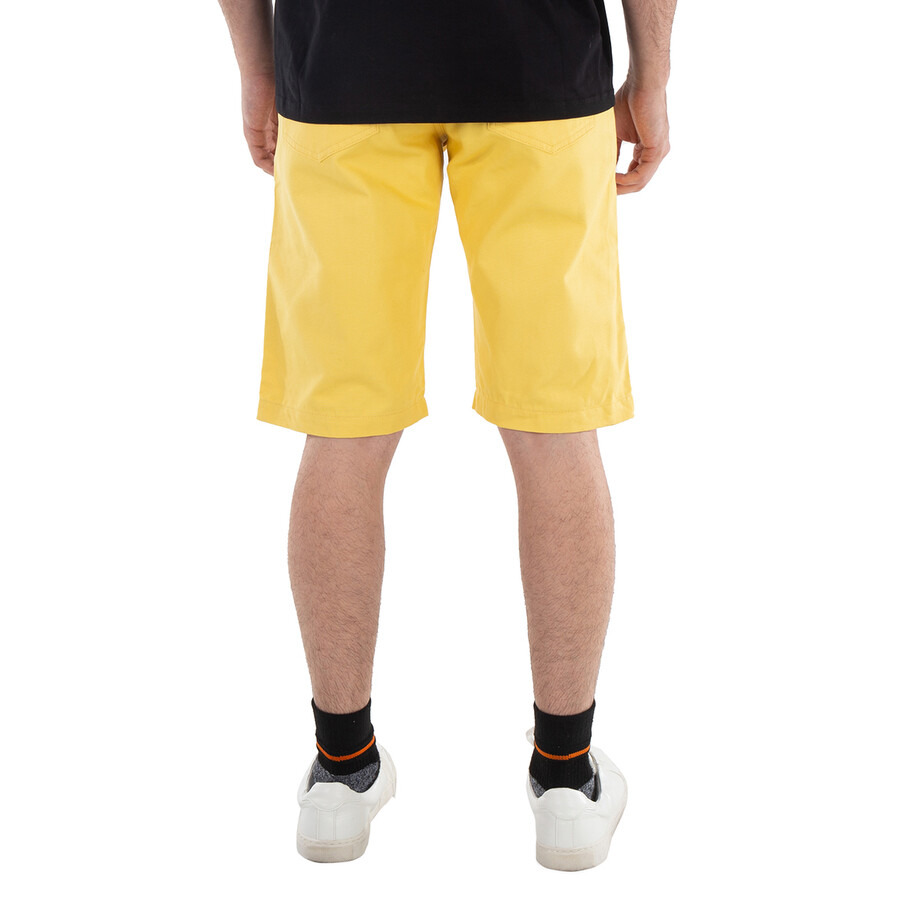Raf Simons Men's Yellow Denim Skate Shorts - 4