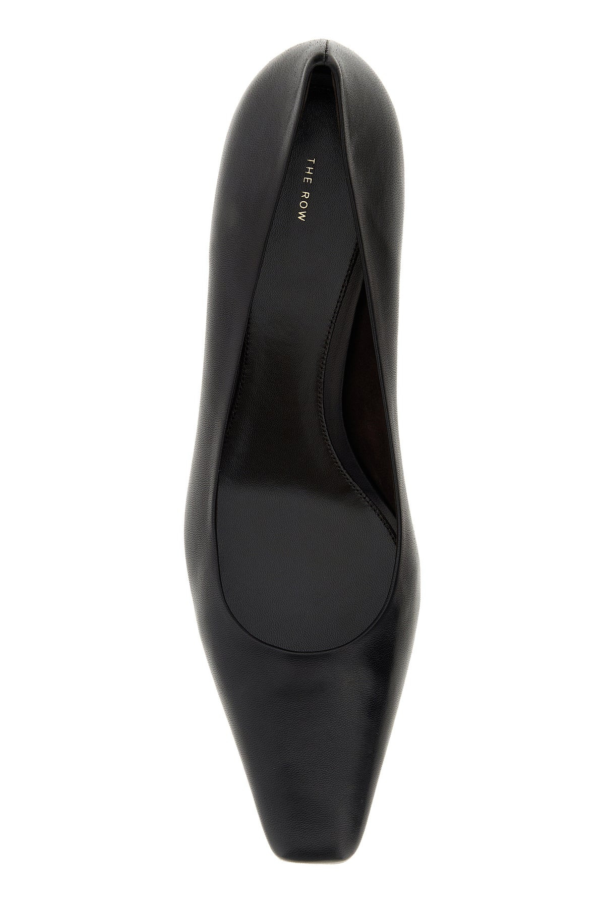 Black leather Carla 45 pumps - 4