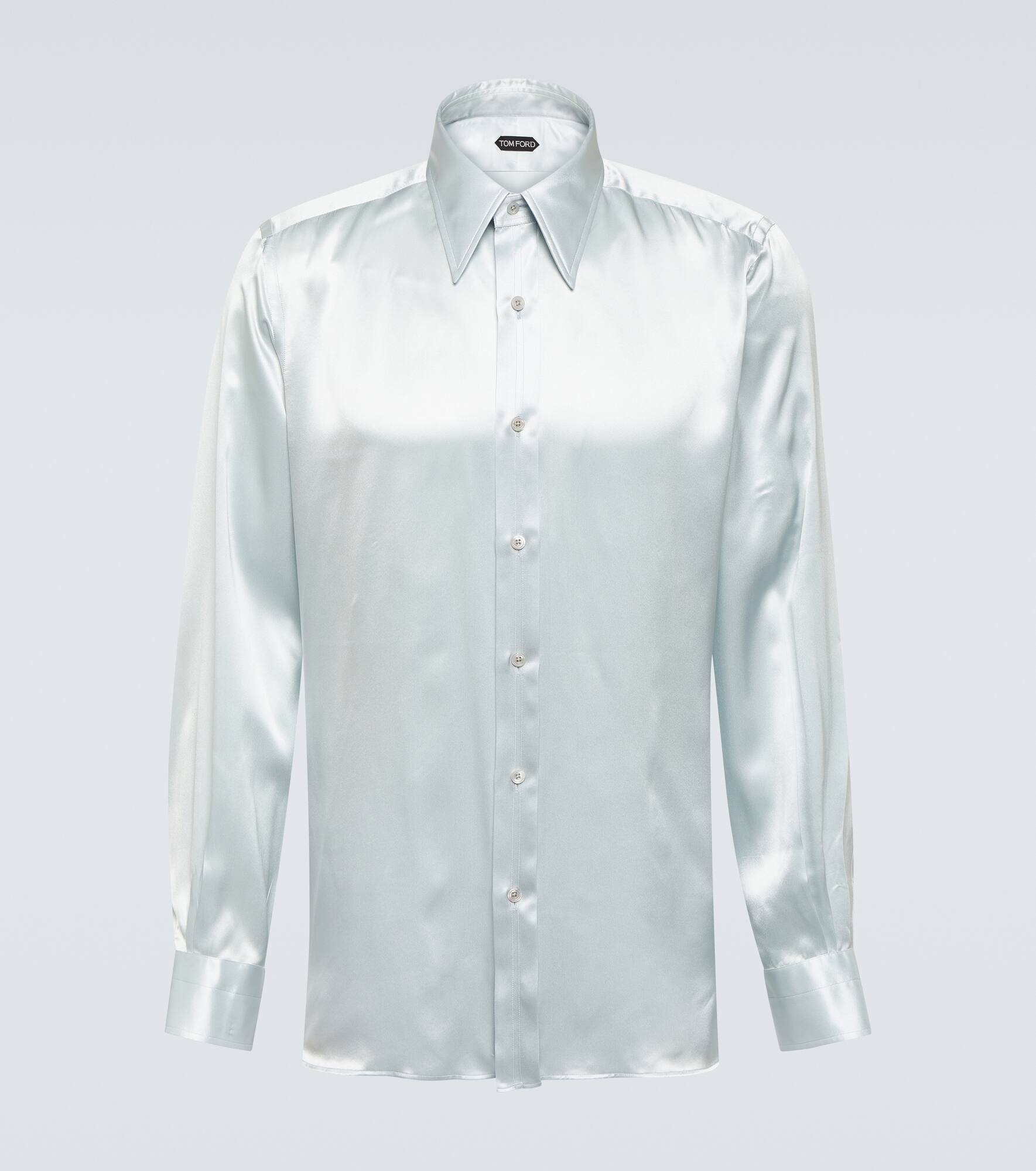 Silk charmeuse shirt - 1