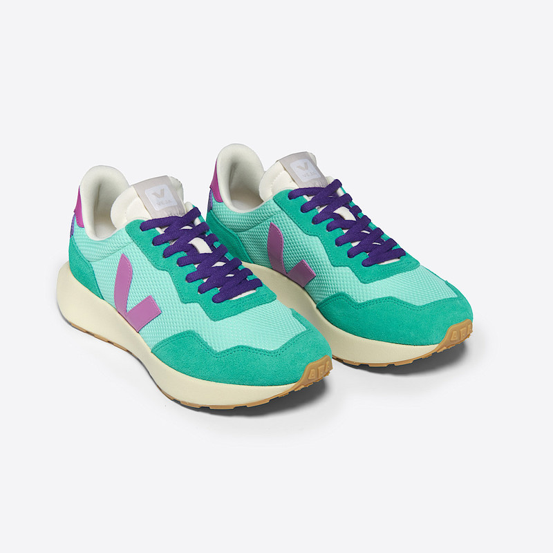 VEJA PAULISTANA ALVEOMESH TURQUOISE MULBERRY outlook