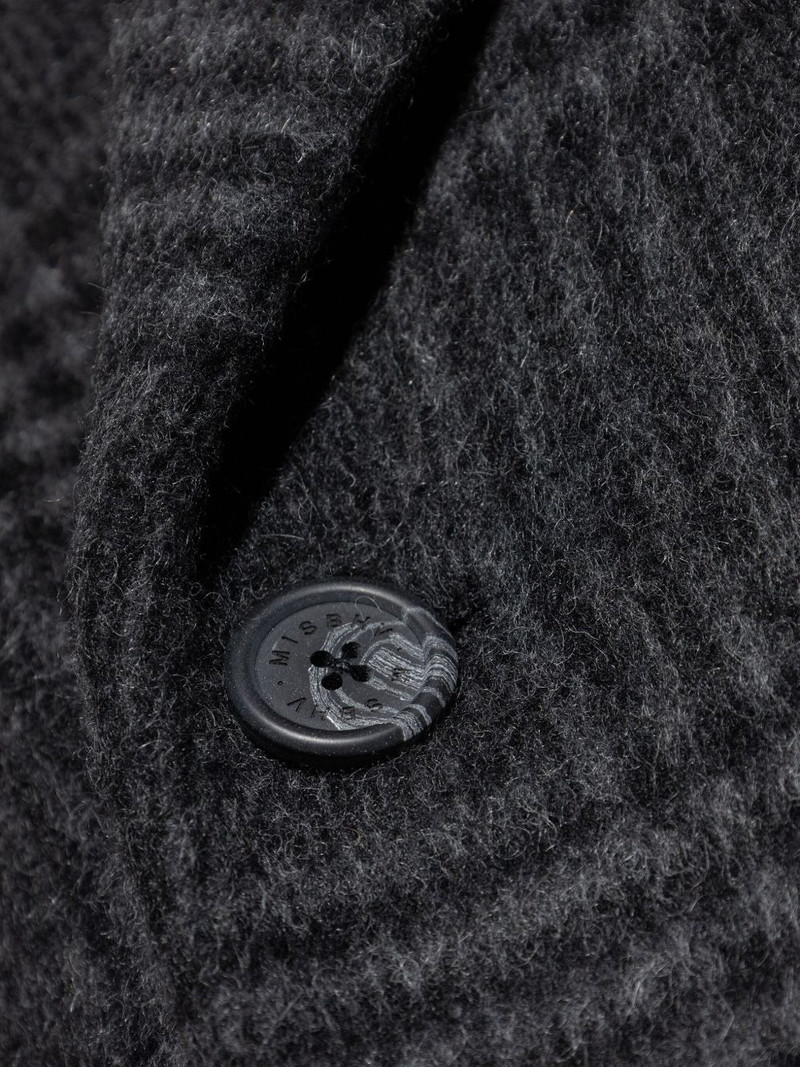 checked double-breasted coat 5