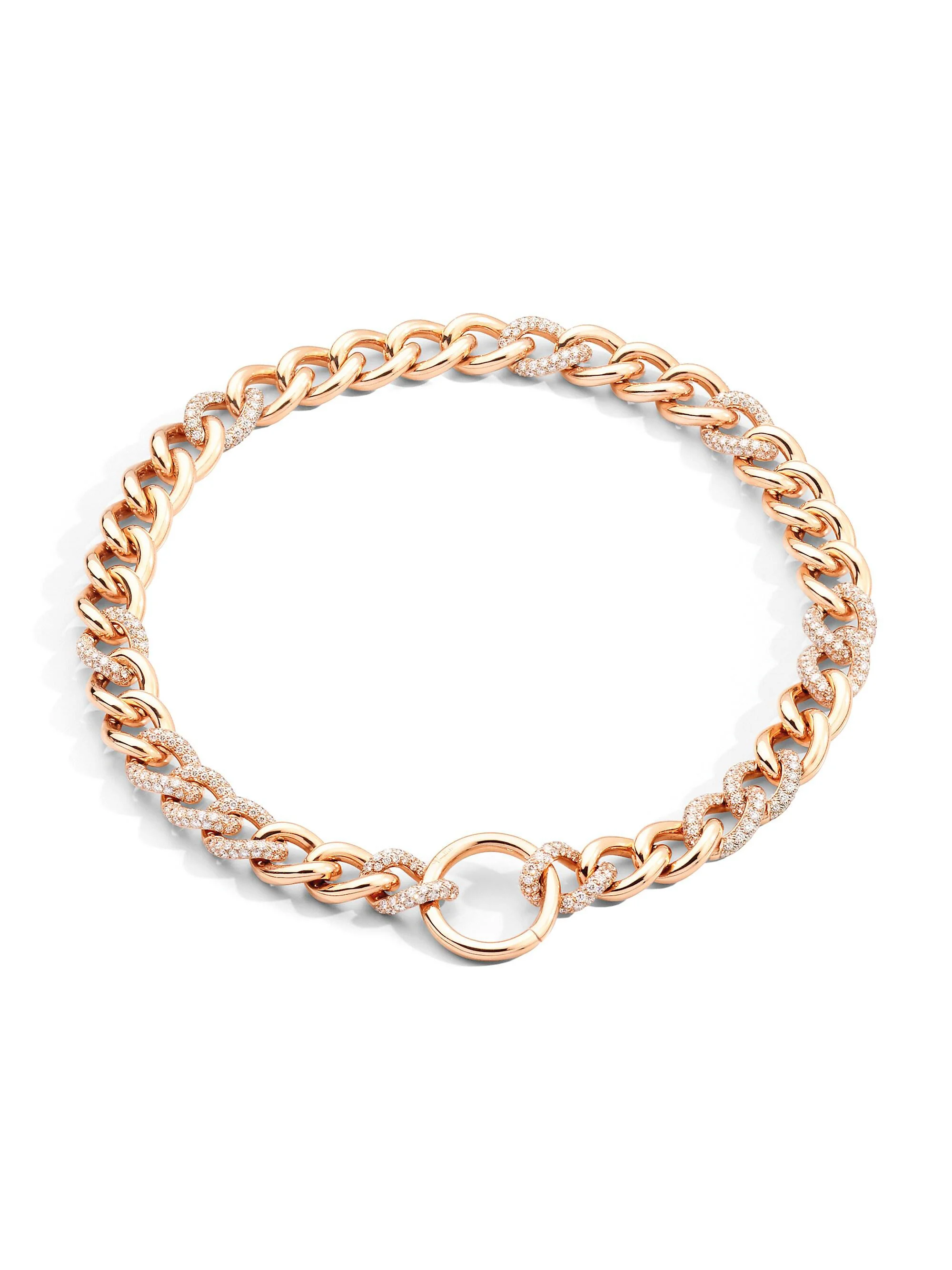 Women's Catene 18K Rose Gold & Diamond Necklace - 1