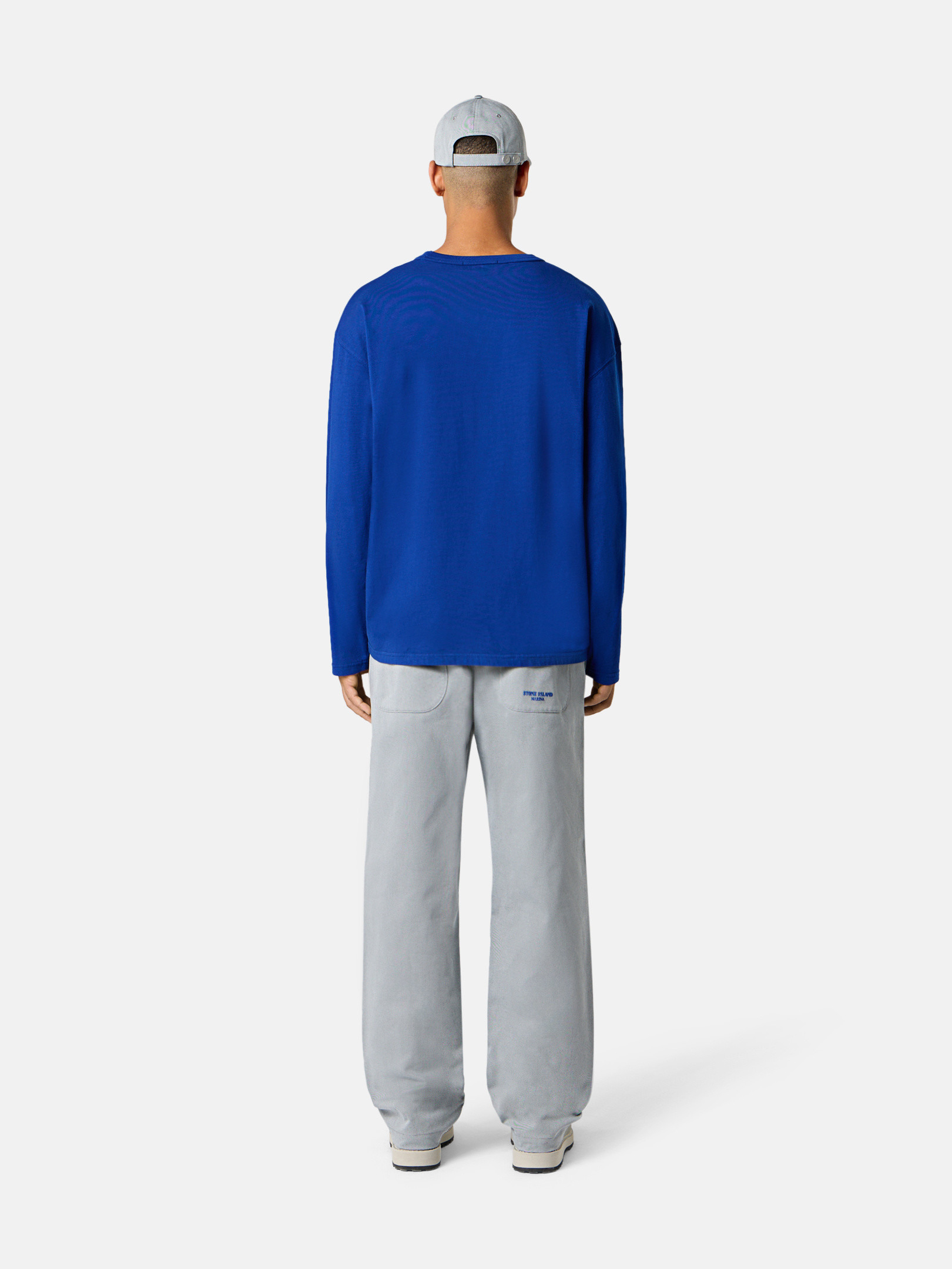 2100004 COMBED ORGANIC COTTON JERSEY_STONE ISLAND MARINA - 5