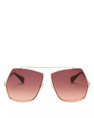Max Mara Elsa Geometric Sunglasses, 64mm outlook