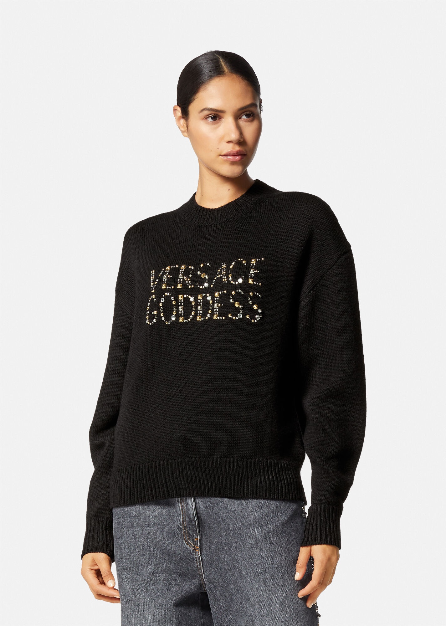 Versace Goddess Knit Jumper - 3