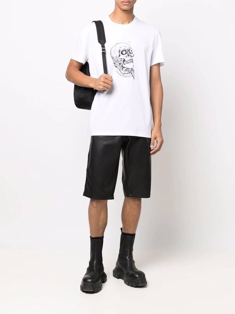 Alexander McQueen skull-print cotton T-shirt outlook
