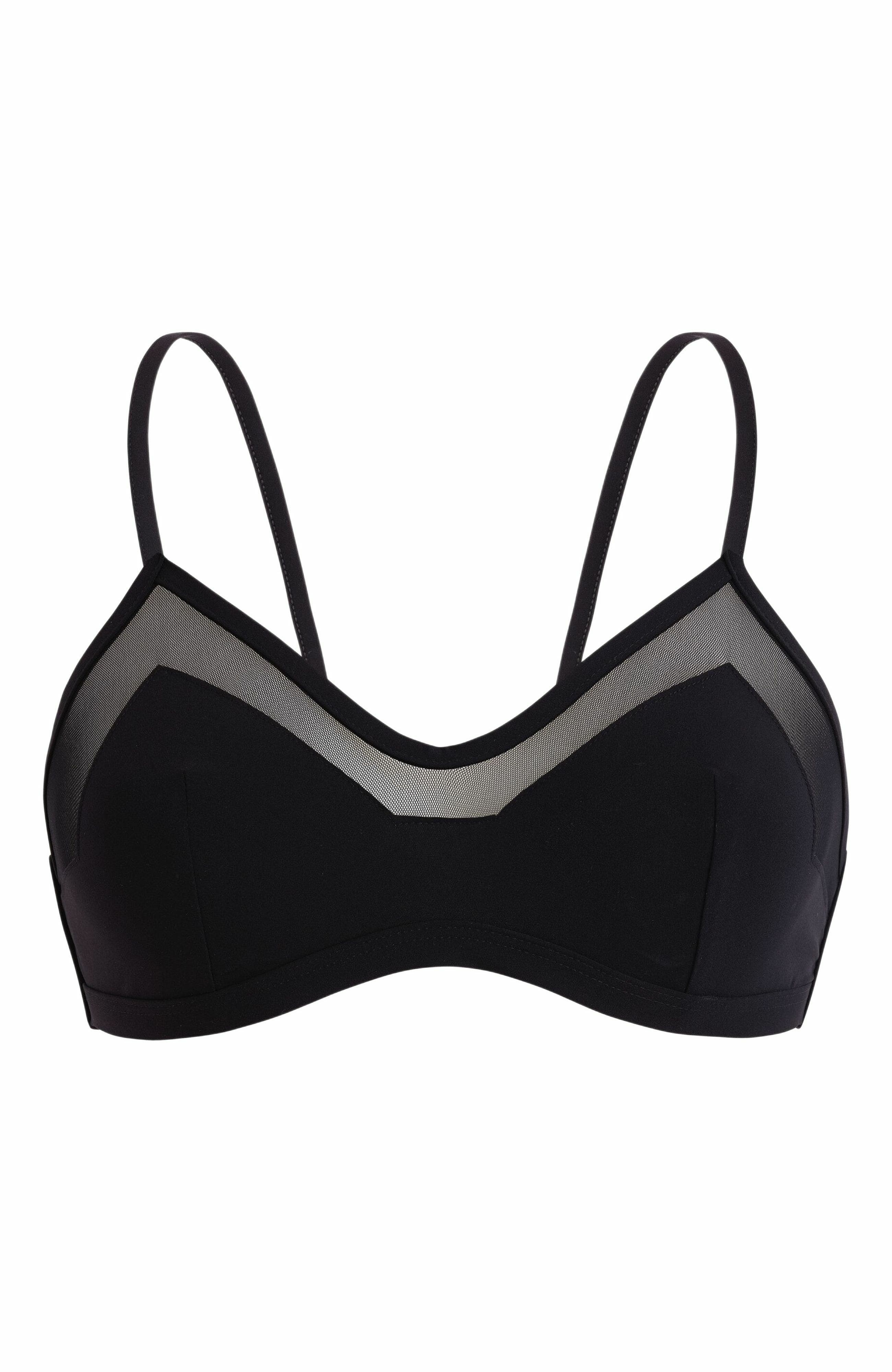 Vilebrequin Women's Solid Bra-Style Bikini Top in Noir at Nordstrom - 2