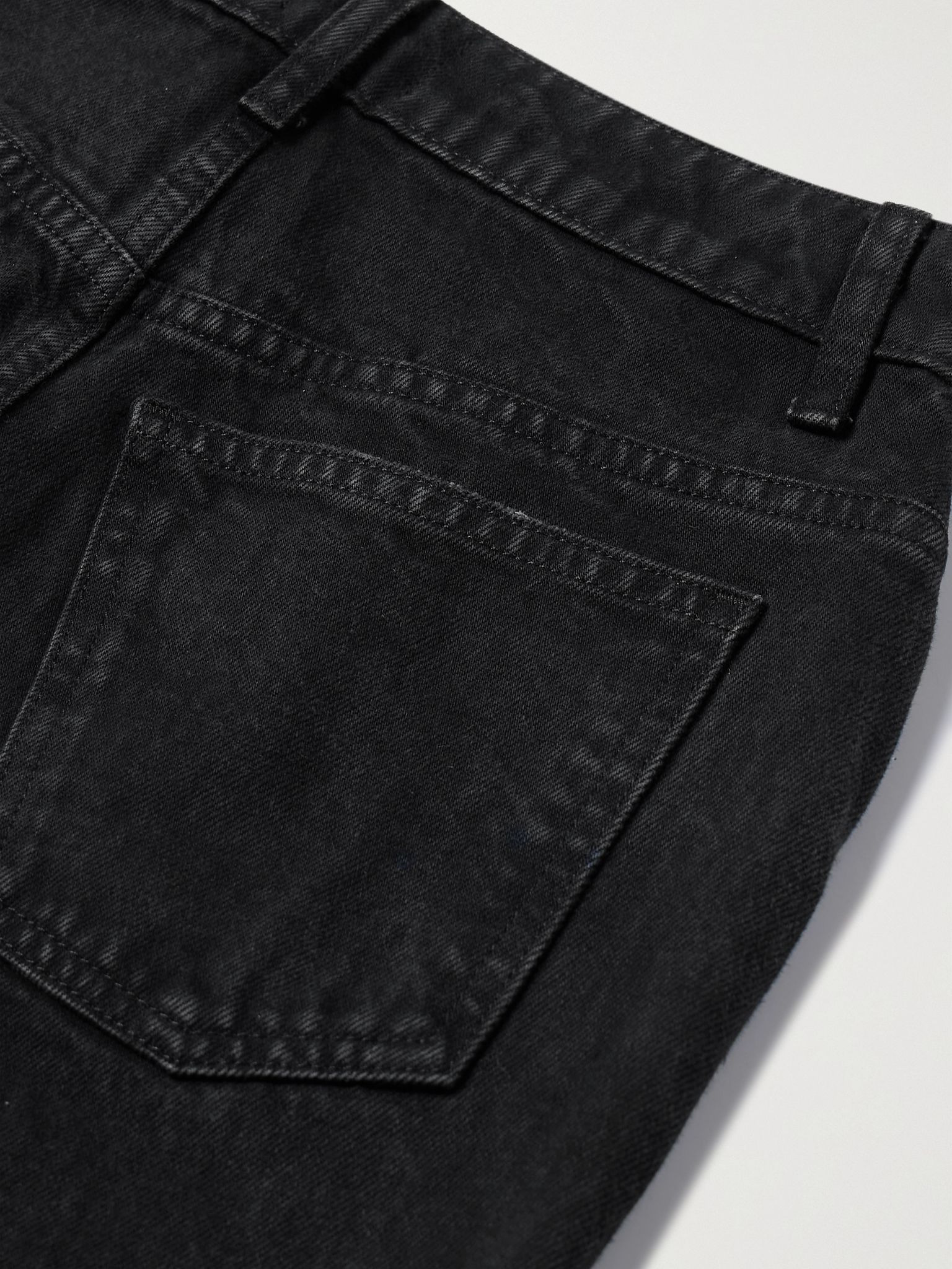Abigail cropped high-rise straight-leg jeans Black - 5