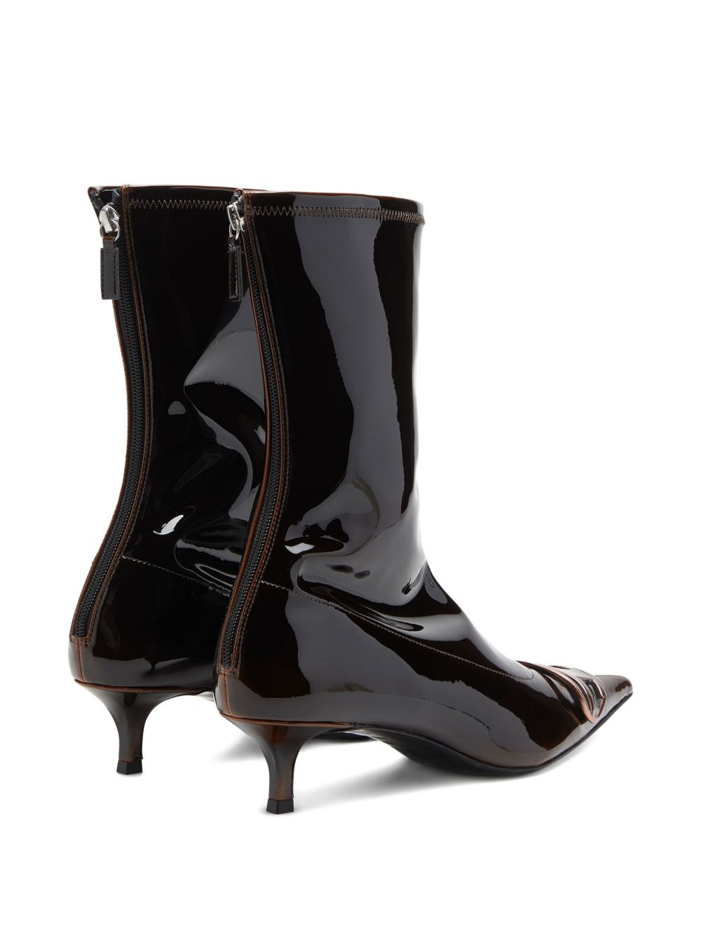 45mm D-Venus patent-leather pointed-toe boots - 3