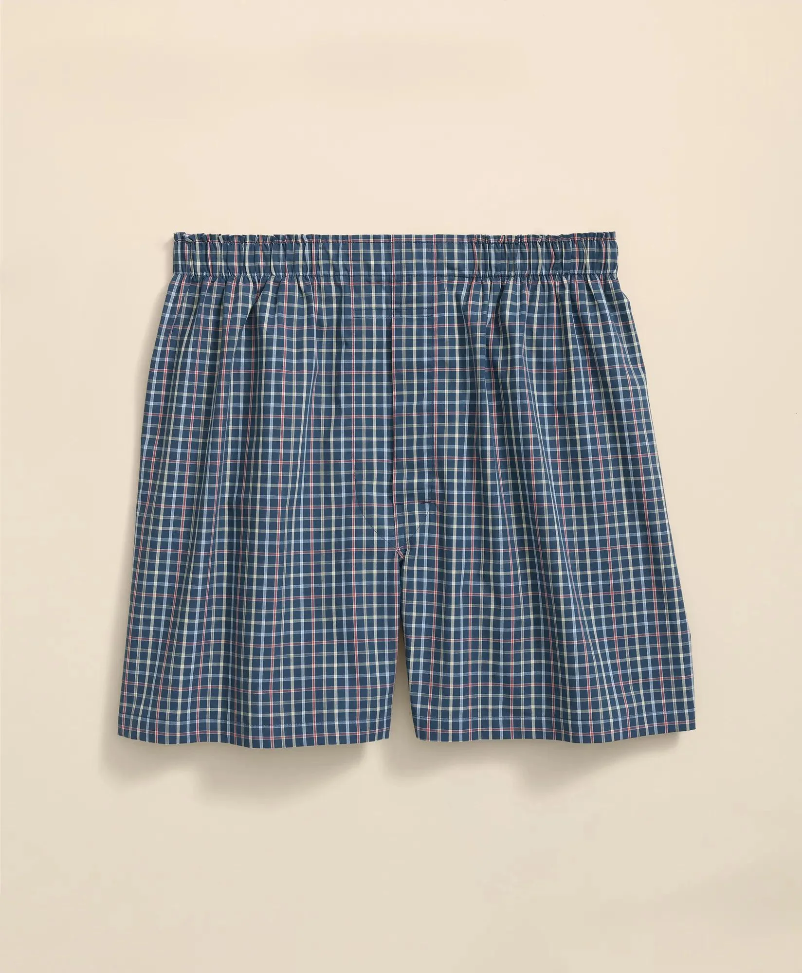 Cotton Broadcloth Multi-Windowpane Boxers - 1
